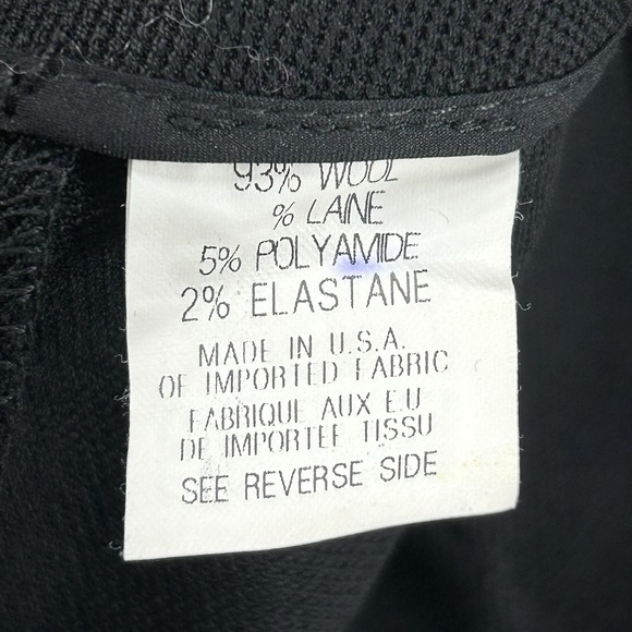 Theory Pants Women Size 4 Wool Blend Black Casual - Picture 6 of 10